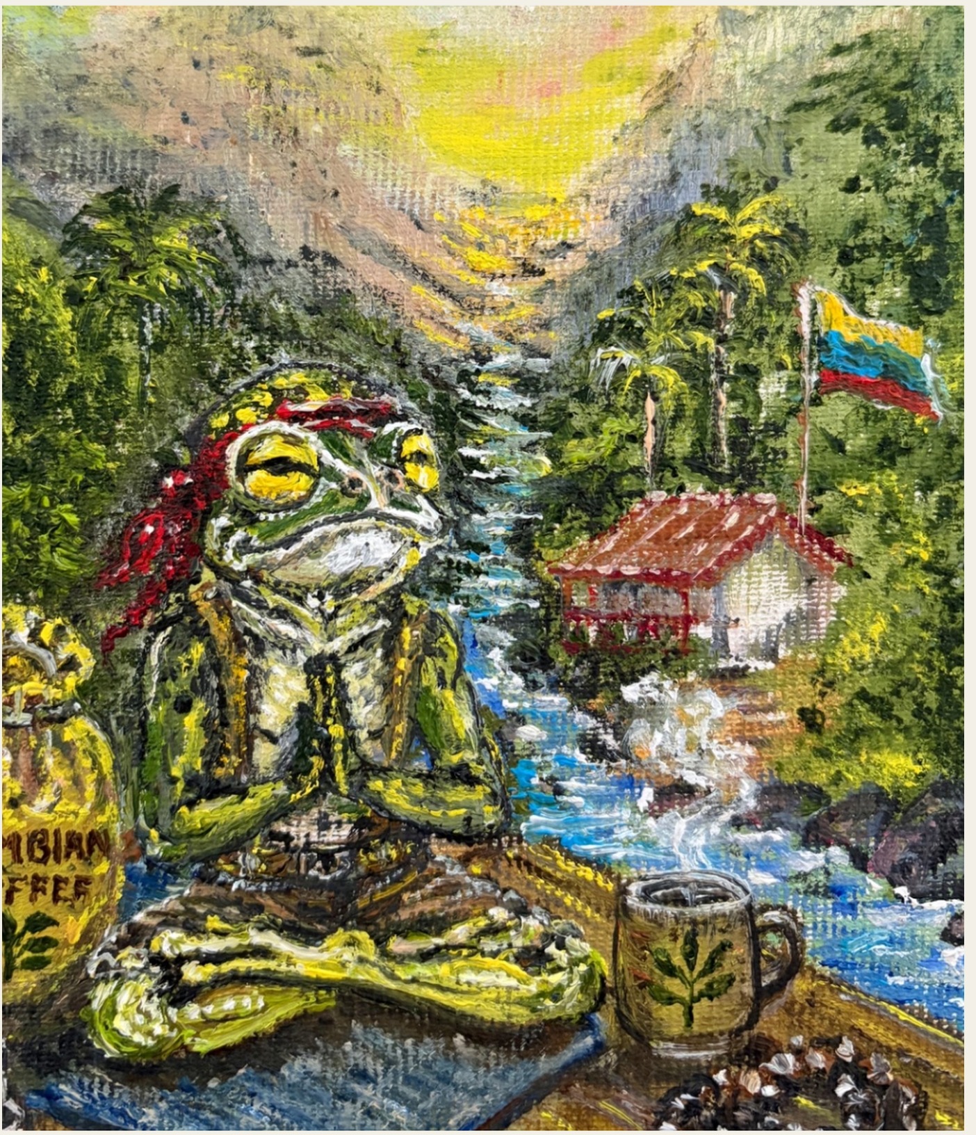 Zenafina Decaf — original painting
