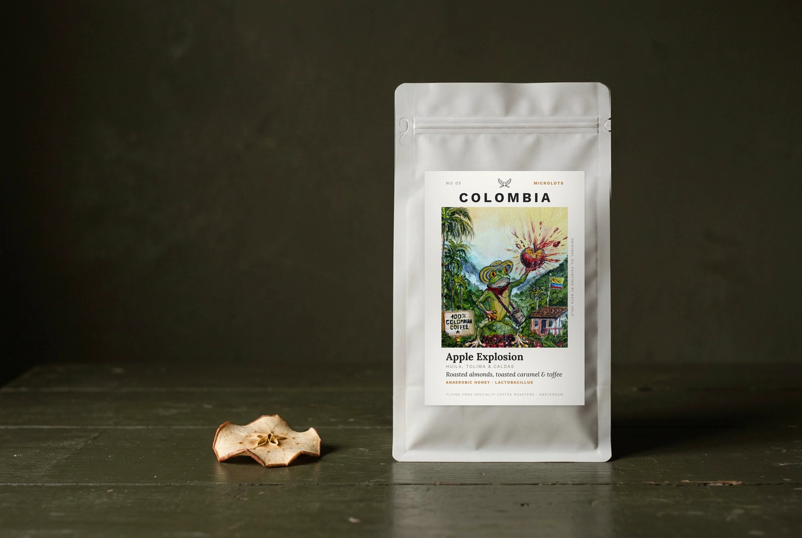 Apple Explosion coffee bag