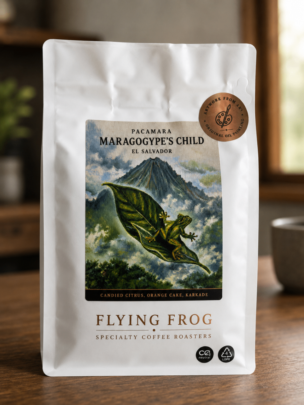 Maragogype's Child — bag, front