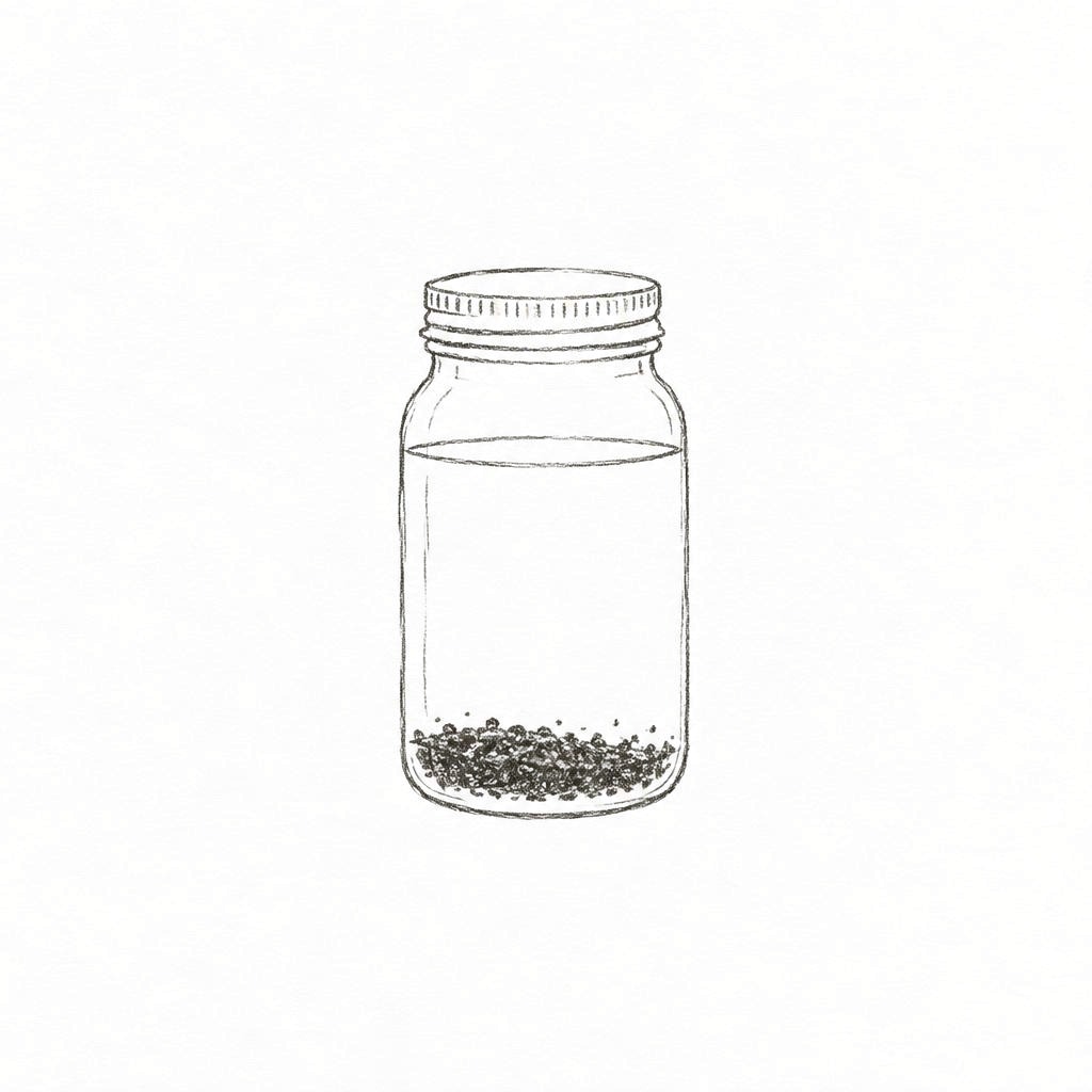 Sketch of a cold brew